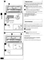 Предварительный просмотр 10 страницы Technics SLMC60 - COMPACT DISC CHANGER Operating Instructions Manual