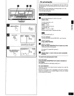 Предварительный просмотр 11 страницы Technics SLMC60 - COMPACT DISC CHANGER Operating Instructions Manual