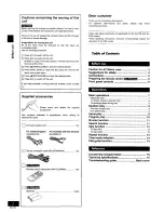 Preview for 2 page of Technics SLPD6 - COMPACT DISC CHANGER Operating Instructions Manual