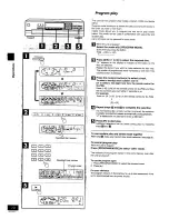 Preview for 10 page of Technics SLPD6 - COMPACT DISC CHANGER Operating Instructions Manual