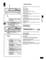 Preview for 13 page of Technics SLPD6 - COMPACT DISC CHANGER Operating Instructions Manual