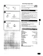 Preview for 15 page of Technics SLPD6 - COMPACT DISC CHANGER Operating Instructions Manual