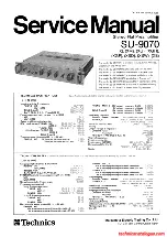 Technics SU-9070 (X) Service Manual preview