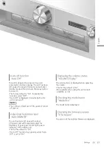 Предварительный просмотр 23 страницы Technics SU-G700M2 Operating Instructions Manual