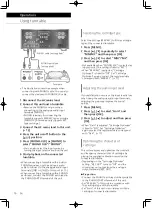 Preview for 16 page of Technics SU-R1000 Operating Instructions Manual