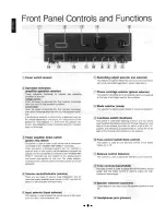 Preview for 6 page of Technics SU-V670 Operating Instructions Manual