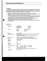 Preview for 11 page of Technics SX-1800B Operating Instructions Manual