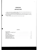 Preview for 3 page of Technics SX-4300A Operating Instructions Manual