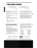 Preview for 20 page of Technics SX-E55 Owner'S Manual