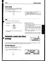 Preview for 49 page of Technics SX-EA3 Owner'S Manual