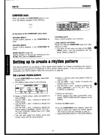 Preview for 86 page of Technics SX-EA3 Owner'S Manual