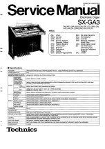 Preview for 27 page of Technics SX-G100C Service Manual