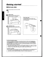 Preview for 12 page of Technics SX-GA1 Owner'S Manual