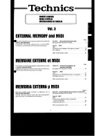 Preview for 97 page of Technics SX-GN3 Owner'S Manual