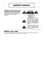 Preview for 3 page of Technics sx-KN300 Manual