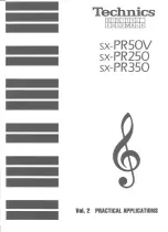 Preview for 1 page of Technics SX-PR250 User Manual