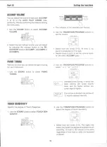 Preview for 39 page of Technics SX-PR250 User Manual