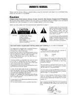 Preview for 2 page of Technics SX-PX336/M Owner'S Manual