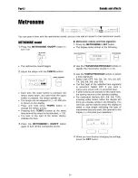 Preview for 20 page of Technics SX-PX336/M Owner'S Manual