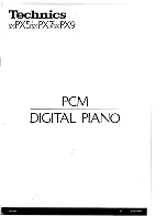 Preview for 1 page of Technics SX-PX5 Owner'S Manual