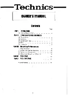 Preview for 3 page of Technics SX-PX5 Owner'S Manual