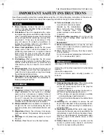 Preview for 2 page of Technics SX-PX663 User Manual