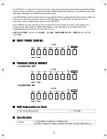 Preview for 5 page of Technics SX-PX663 User Manual