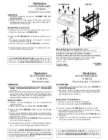 Preview for 1 page of Technics SY-EW04NX Installation Instructions