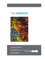 Preview for 12 page of Techniglass The Grinder Operation Manual