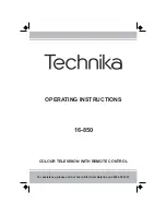 Technika 16-850 Operating Instructions Manual preview