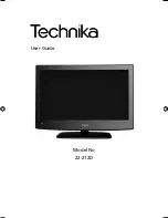 Предварительный просмотр 1 страницы Technika 22-212D User Manual