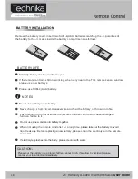 Preview for 16 page of Technika 26-622 User Manual