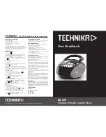 Technika BB 205 User Handbook preview