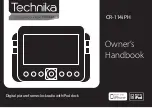 Technika CR-114IPH Owner'S Handbook Manual предпросмотр