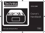 Technika CR121DAB Owner'S Handbook Manual предпросмотр