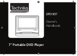 Preview for 1 page of Technika DPDVD7 Owner'S Handbook Manual