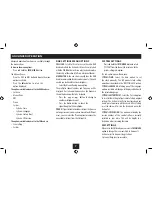 Preview for 9 page of Technika DR1303 Owner'S Handbook Manual