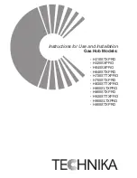 Technika H310STXPRO Instructions For Use And Installation preview