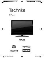 Preview for 1 page of Technika LCD 32-244 User Manual