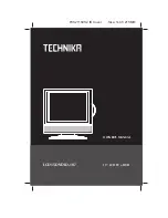 Предварительный просмотр 1 страницы Technika LCD15DVDID-107 Owner'S Manual