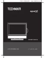 Technika LCD17DVDID-108 Owner'S Manual preview