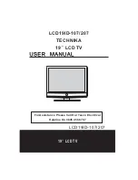 Technika LCD19ID-107 User Manual preview