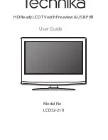 Technika LCD32-210 User Manual preview