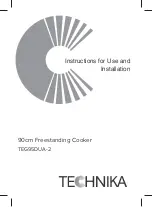 Technika TEG95DUA-2 Instructions For Use Manual preview