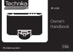 Preview for 1 page of Technika TESKO SP-229I Owner'S Handbook Manual