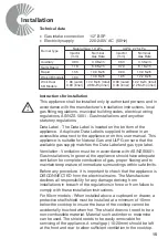 Предварительный просмотр 15 страницы Technika TGC6G Series Instructions For Use And Installation