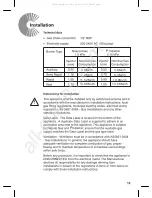 Preview for 11 page of Technika TGC6GSS Instructions For Use And Installation