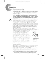 Предварительный просмотр 17 страницы Technika TGC6GSS Instructions For Use And Installation