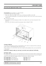 Preview for 16 page of Technika TGO910TBK User Manual