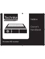 Preview for 1 page of Technika TKSTB14 Owner'S Handbook Manual